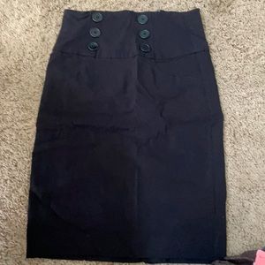 Size 1 black pencil skirt